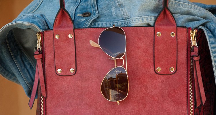 Sunglasses Hang On Bag