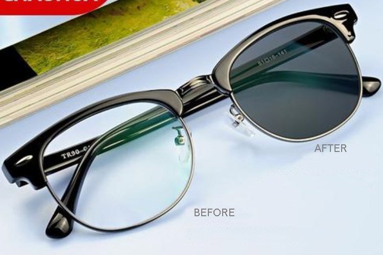 sunglasses lens color changing