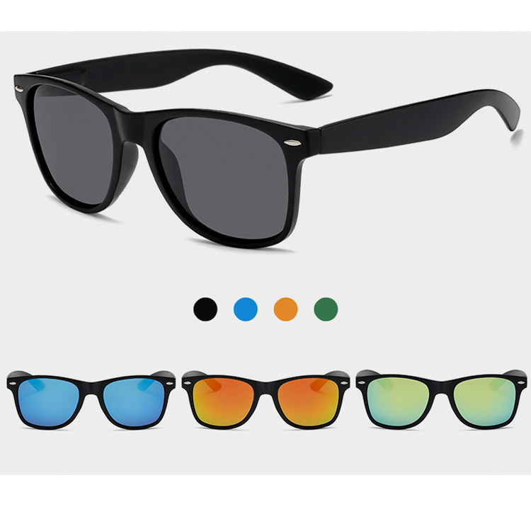 wayfarer with mirrored lenses